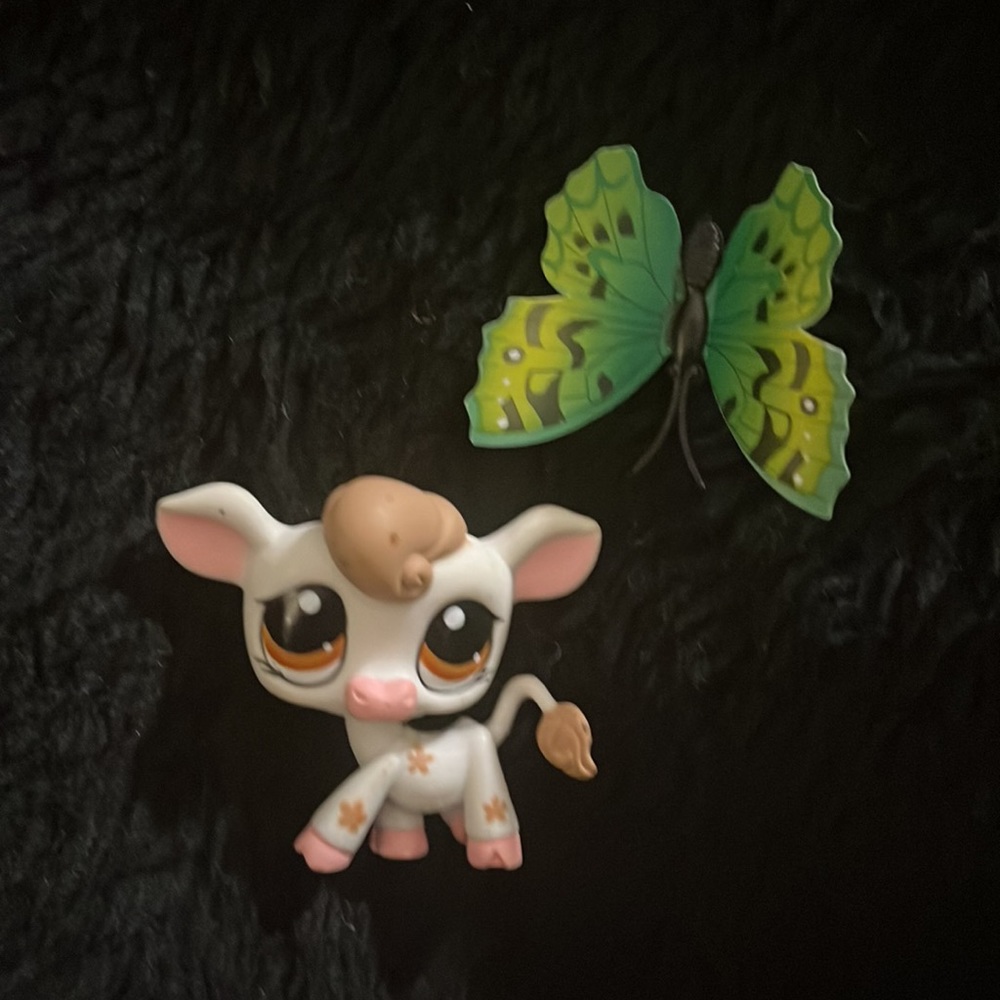 LPS Weeble Wobbler Cow Toy - Picture 15 of 16